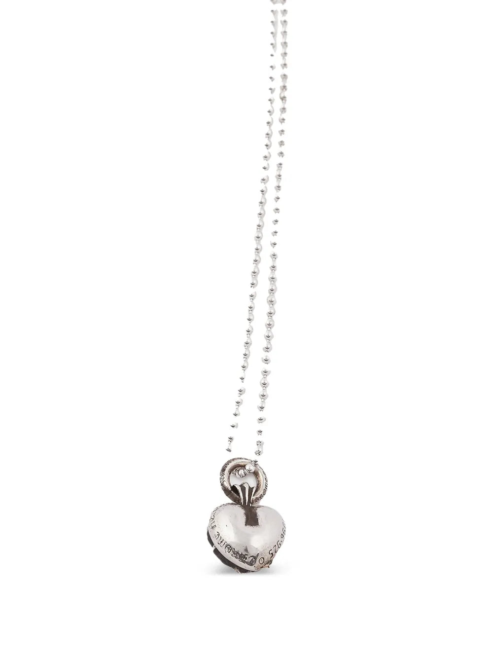 Chrome Hearts heart-pendant necklace